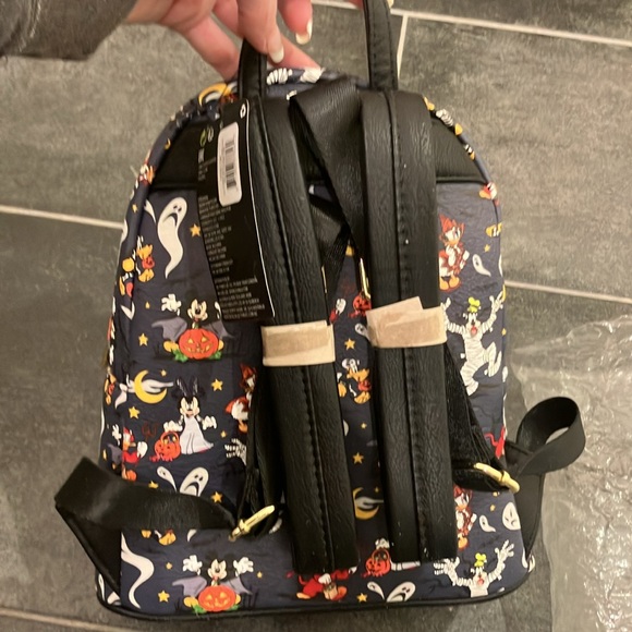 Disney Loungefly Mickey Halloween with friends aop mini backpack NWT main image 5